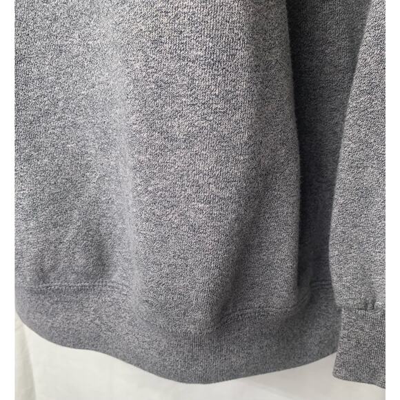 Vintage Lee Heavyweight Sweatshirt Crewneck Sz Medium Gray Embroidery Fredonia - Picture 4 of 11